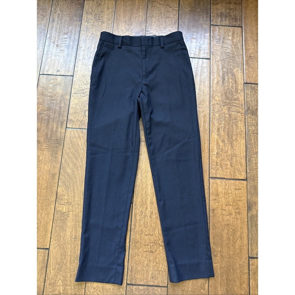 Lauren Ralph Lauren Boys Size 10 25x24.5 Navy Blue Flat Front Dress Pants‎
